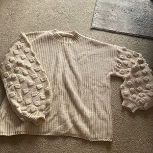 Detail-sleeve Sweater